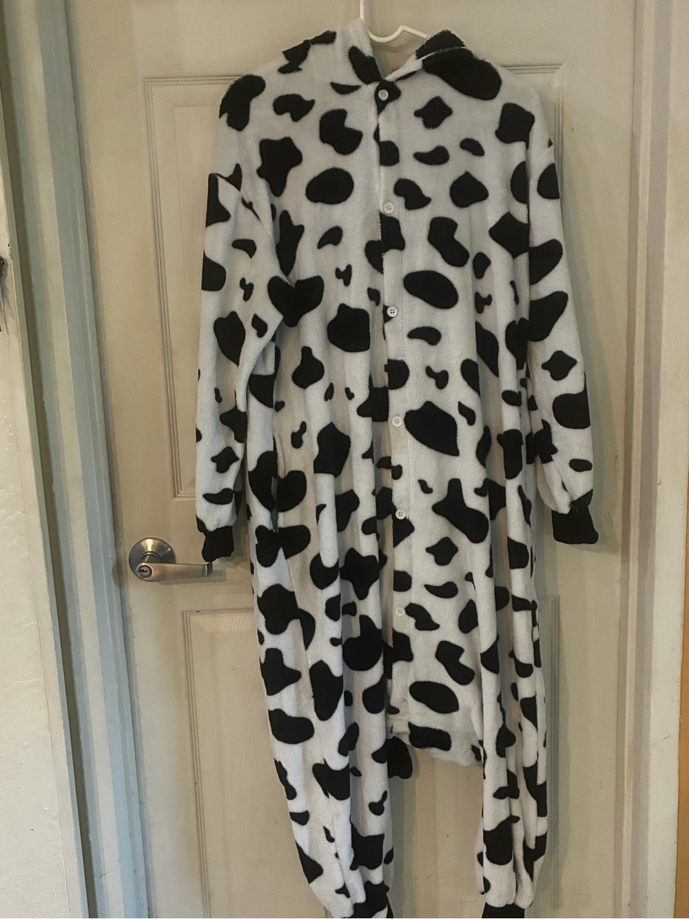 Fashion Nova Say Mooo Cow Plush Costume Onesie Size: S/M